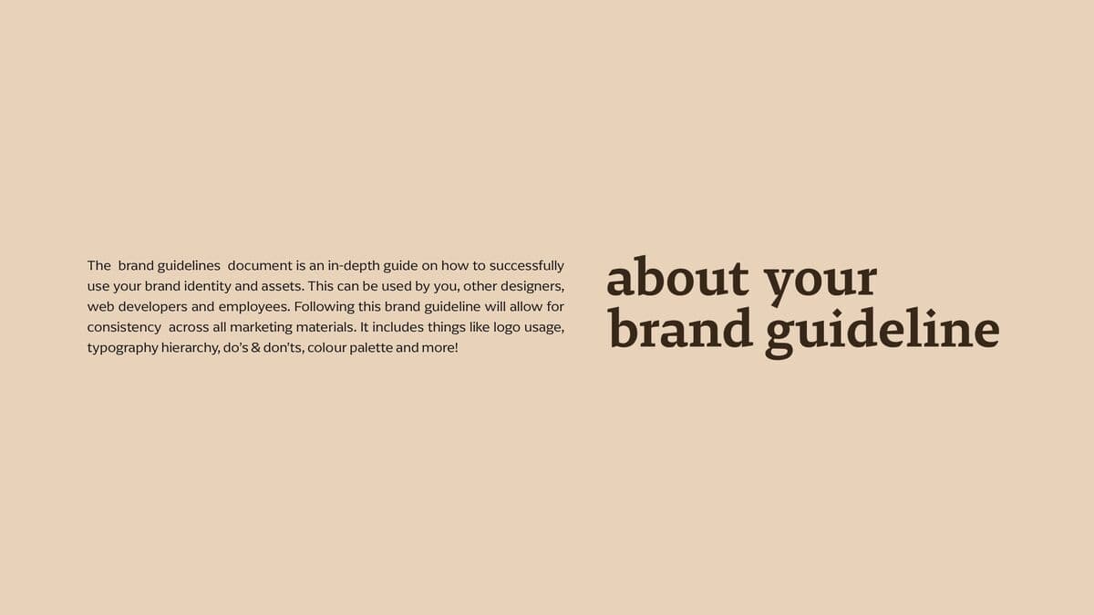 Brand guideline page 2